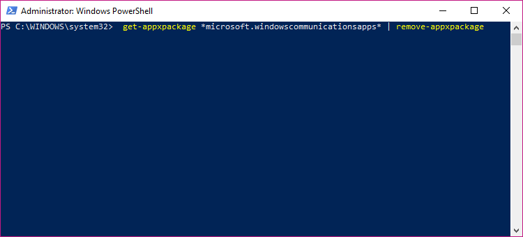 remove email from windows settings