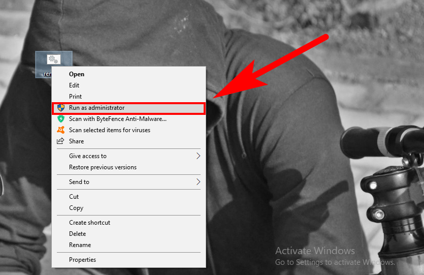 go to the settings to activate windows
